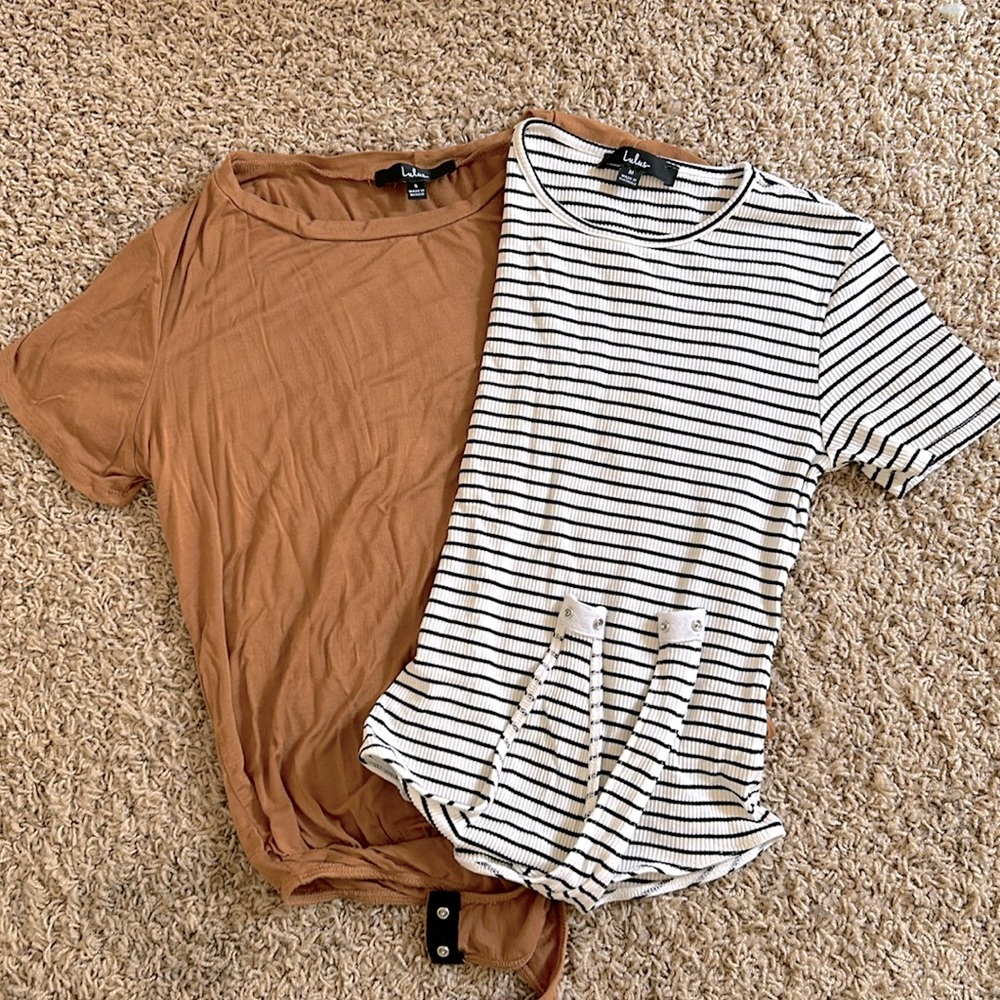 Lulus bodysuit 2 pc